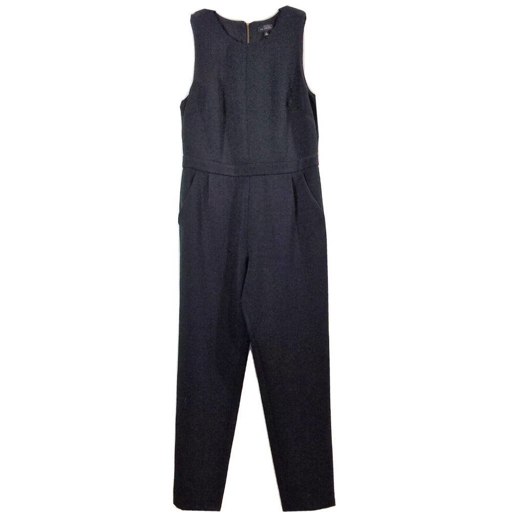 The Limited  Sz 2 Black Sleeveless Skinny Leg Jumpsuit w/Pockets